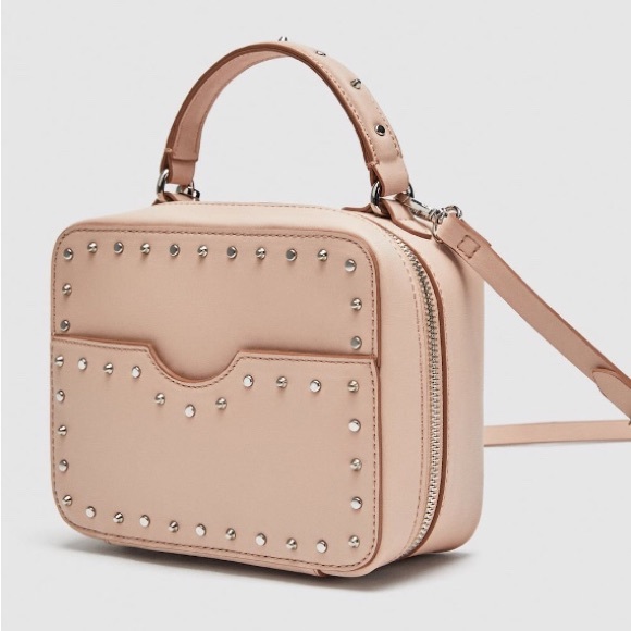 Zara Handbags - ZARA Mini Crossbody Bag with Studs